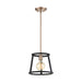 Myhouse Lighting Nuvo Lighting - 60-6641 - One Light Mini Pendant - Chassis - Copper Brushed Brass / Matte Black