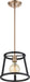 Myhouse Lighting Nuvo Lighting - 60-6641 - One Light Mini Pendant - Chassis - Copper Brushed Brass / Matte Black