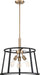 Myhouse Lighting Nuvo Lighting - 60-6642 - Three Light Pendant - Chassis - Copper Brushed Brass / Matte Black