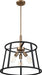 Myhouse Lighting Nuvo Lighting - 60-6642 - Three Light Pendant - Chassis - Copper Brushed Brass / Matte Black