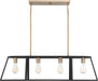 Myhouse Lighting Nuvo Lighting - 60-6644 - Four Light Island Pendant - Chassis - Copper Brushed Brass / Matte Black