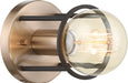 Myhouse Lighting Nuvo Lighting - 60-6651 - One Light Wall Sconce - Chassis - Copper Brushed Brass / Matte Black