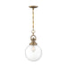 Myhouse Lighting Nuvo Lighting - 60-6671 - One Light Pendant - Skyloft - Burnished Brass