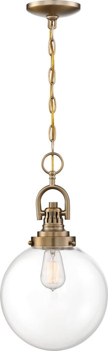 Myhouse Lighting Nuvo Lighting - 60-6671 - One Light Pendant - Skyloft - Burnished Brass