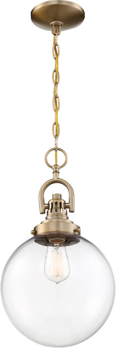 Myhouse Lighting Nuvo Lighting - 60-6671 - One Light Pendant - Skyloft - Burnished Brass