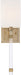 Myhouse Lighting Nuvo Lighting - 60-6681 - One Light Wall Sconce - Thompson - Burnished Brass / White