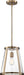 Myhouse Lighting Nuvo Lighting - 60-6697 - One Light Pendant - Bruge - Burnished Brass / Clear