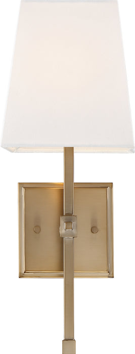 Myhouse Lighting Nuvo Lighting - 60-6707 - One Light Vanity - Highline - Burnished Brass / White