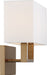 Myhouse Lighting Nuvo Lighting - 60-6717 - Two Light Vanity - Tribeca - Burnished Brass / White