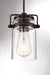 Myhouse Lighting Nuvo Lighting - 60-6731 - One Light Mini Pendant - Antebellum - Mahogany Bronze / Clear Glass