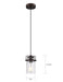 Myhouse Lighting Nuvo Lighting - 60-6731 - One Light Mini Pendant - Antebellum - Mahogany Bronze / Clear Glass