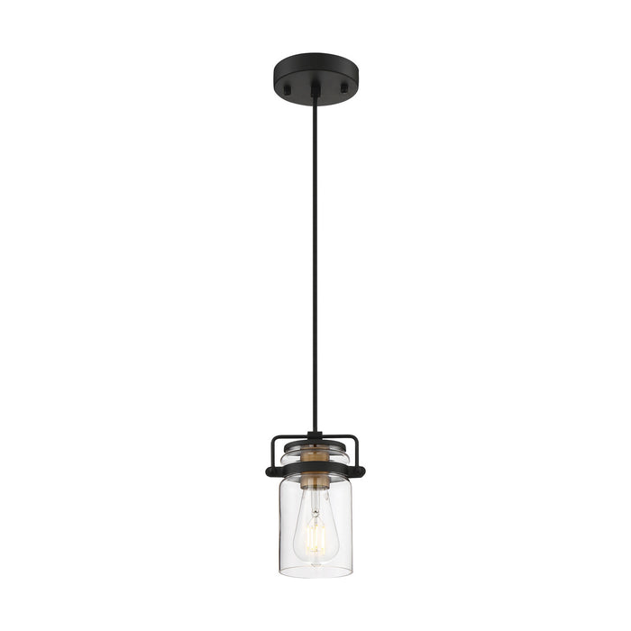 Myhouse Lighting Nuvo Lighting - 60-6733 - One Light Mini Pendant - Antebellum - Black