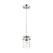 Myhouse Lighting Nuvo Lighting - 60-6734 - One Light Mini Pendant - Antebellum - Polished Nickel / Clear Glass