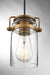 Myhouse Lighting Nuvo Lighting - 60-6735 - One Light Mini Pendant - Antebellum - Vintage Brass / Clear Glass