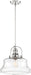 Myhouse Lighting Nuvo Lighting - 60-6758 - One Light Pendant - Basel - Polished Nickel / Clear Glass