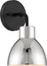 Myhouse Lighting Nuvo Lighting - 60-6771 - One Light Vanity - Sloan - Matte Black / Polished Nickel