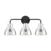 Myhouse Lighting Nuvo Lighting - 60-6773 - Three Light Vanity - Sloan - Matte Black / Polished Nickel