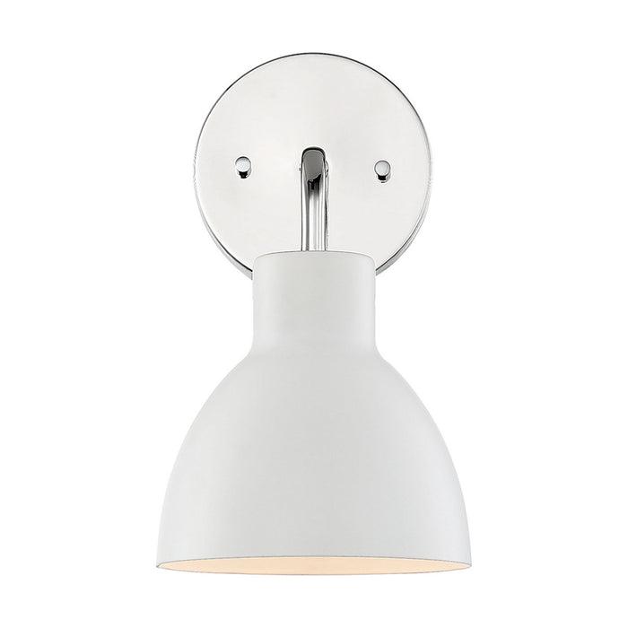 Myhouse Lighting Nuvo Lighting - 60-6781 - One Light Vanity - Sloan - Polished Nickel / White