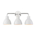 Myhouse Lighting Nuvo Lighting - 60-6783 - Three Light Vanity - Sloan - Polished Nickel / White