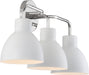 Myhouse Lighting Nuvo Lighting - 60-6783 - Three Light Vanity - Sloan - Polished Nickel / White