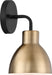 Myhouse Lighting Nuvo Lighting - 60-6791 - One Light Vanity - Sloan - Matte Black / Burnished Brass