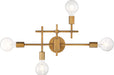 Myhouse Lighting Nuvo Lighting - 60-6871 - Four Light Vanity - Delphi - Aged Gold