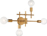 Myhouse Lighting Nuvo Lighting - 60-6871 - Four Light Vanity - Delphi - Aged Gold