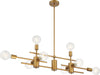 Myhouse Lighting Nuvo Lighting - 60-6872 - Eight Light Island Pendant - Delphi - Aged Gold