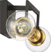 Myhouse Lighting Nuvo Lighting - 60-6972 - Two Light Vanity - Intention - Warm Brass / Black