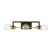 Myhouse Lighting Nuvo Lighting - 60-6973 - Three Light Vanity - Intention - Warm Brass / Black