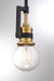 Myhouse Lighting Nuvo Lighting - 60-6975 - One Light Mini Pendant - Intention - Warm Brass / Black