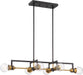 Myhouse Lighting Nuvo Lighting - 60-6977 - Six Light Island Pendant - Intention - Warm Brass / Black