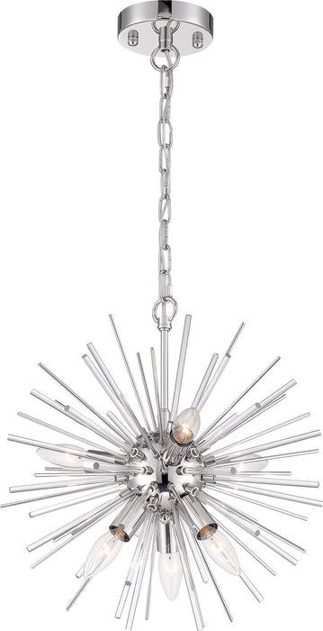 Myhouse Lighting Nuvo Lighting - 60-6991 - Six Light Chandelier - Cirrus - Polished Nickel