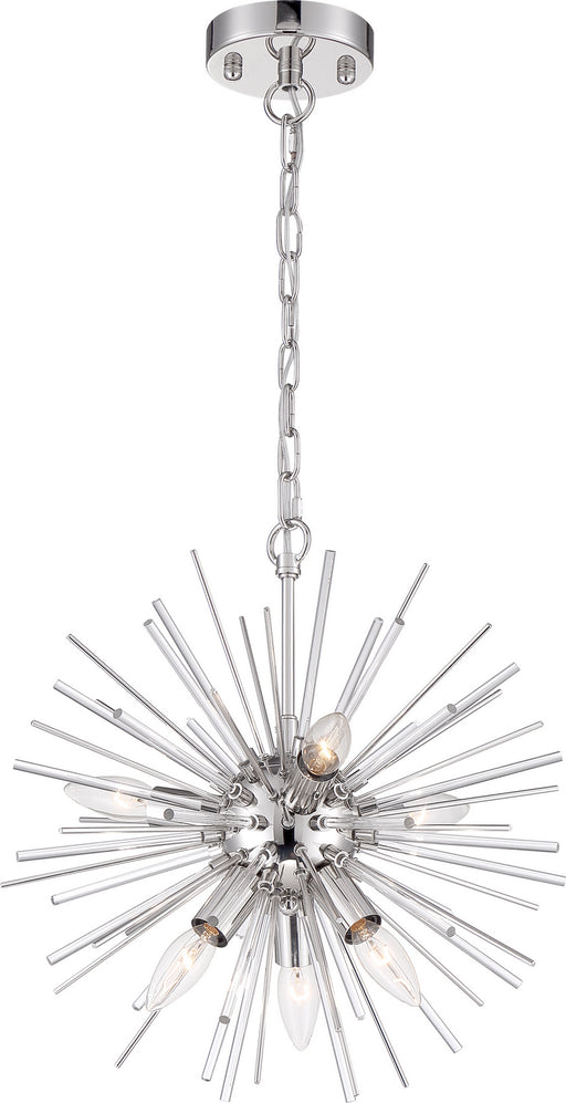 Myhouse Lighting Nuvo Lighting - 60-6991 - Six Light Chandelier - Cirrus - Polished Nickel