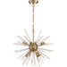 Myhouse Lighting Nuvo Lighting - 60-6994 - Eight Light Chandelier - Cirrus - Vintage Brass