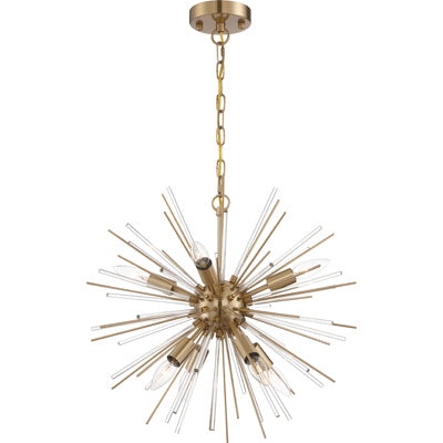 Myhouse Lighting Nuvo Lighting - 60-6994 - Eight Light Chandelier - Cirrus - Vintage Brass