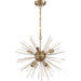 Myhouse Lighting Nuvo Lighting - 60-6994 - Eight Light Chandelier - Cirrus - Vintage Brass