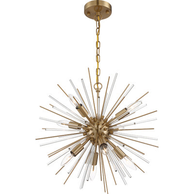 Myhouse Lighting Nuvo Lighting - 60-6994 - Eight Light Chandelier - Cirrus - Vintage Brass