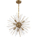 Myhouse Lighting Nuvo Lighting - 60-6994 - Eight Light Chandelier - Cirrus - Vintage Brass