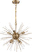 Myhouse Lighting Nuvo Lighting - 60-6994 - Eight Light Chandelier - Cirrus - Vintage Brass