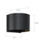 Myhouse Lighting Nuvo Lighting - 62-1464 - LED Wall Sconce - Lightgate - Black