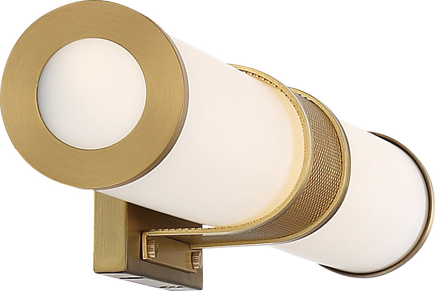 Myhouse Lighting Nuvo Lighting - 62-1602 - LED Vanity - Caper - Brushed Brass