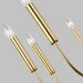 Myhouse Lighting Visual Comfort Studio - EC1009BBS - Nine Light Chandelier - Brianna - Burnished Brass