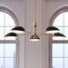 Myhouse Lighting Visual Comfort Studio - EC1025MBK - Five Light Chandelier - Jane - Midnight Black