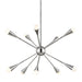 Myhouse Lighting Visual Comfort Studio - EC10310PN - Ten Light Chandelier - Jax - Polished Nickel