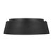 Myhouse Lighting Visual Comfort Studio - EF1003MBK - Three Light Flush Mount - Asher - Midnight Black