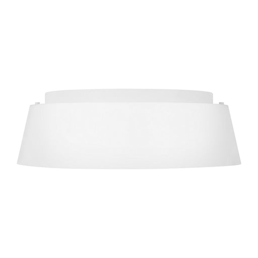 Myhouse Lighting Visual Comfort Studio - EF1003MWT - Three Light Flush Mount - Asher - Matte White