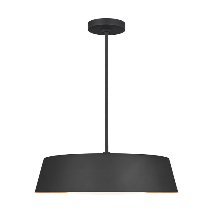 Myhouse Lighting Visual Comfort Studio - EP1055MBK - Five Light Pendant - Asher - Midnight Black