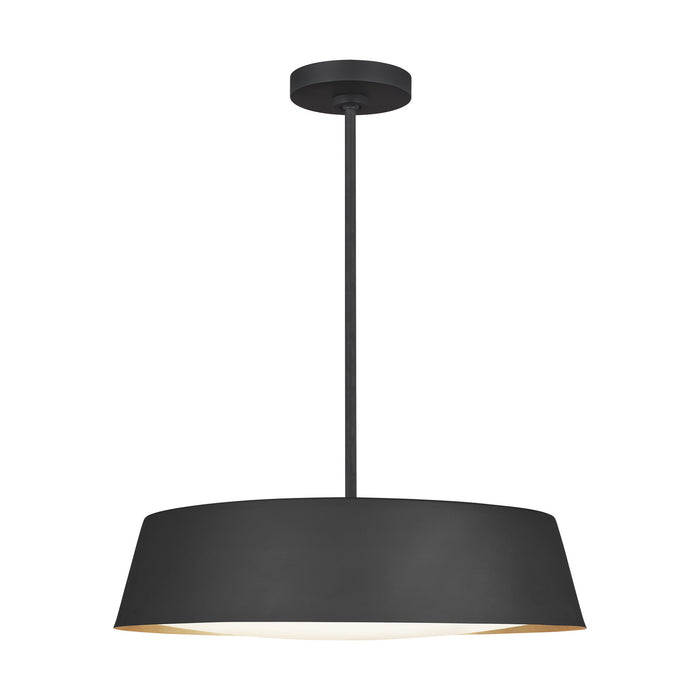 Myhouse Lighting Visual Comfort Studio - EP1055MBK - Five Light Pendant - Asher - Midnight Black