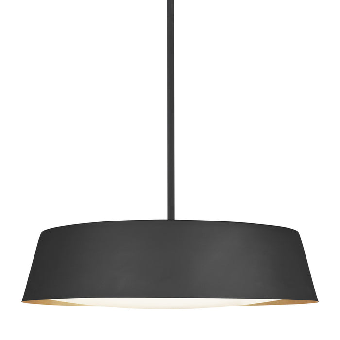 Myhouse Lighting Visual Comfort Studio - EP1055MBK - Five Light Pendant - Asher - Midnight Black